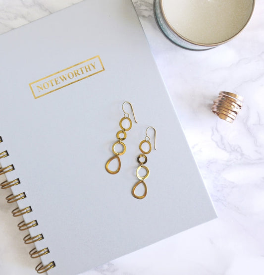 Luvréon Goutte Diamond Drop Earrings